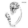 Little Tiger Ring New Year Tiger Ring Punk Elegant Charm Ring Adjustable Finger Ring for New Year Memories Gifts