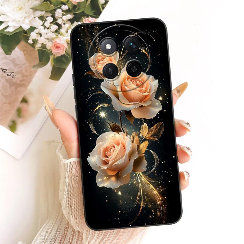For Honor Magic 7 Lite Case BRP-NX1 Luxury Daisy Painted Soft Silicone Cover For Honor X9c Smart Bumper HonorX9c X 9c Phone Case