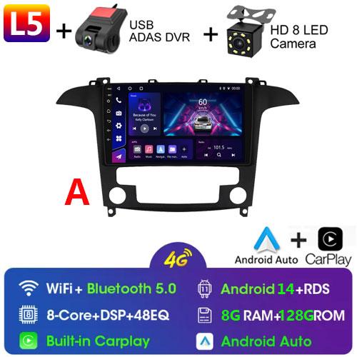 Android14 Car Radio for Ford S Max 2006 2007 2008 - 2010 2011 2015 Car Multimedia Video Player Radio GPS Stereo Auto 2din 7862