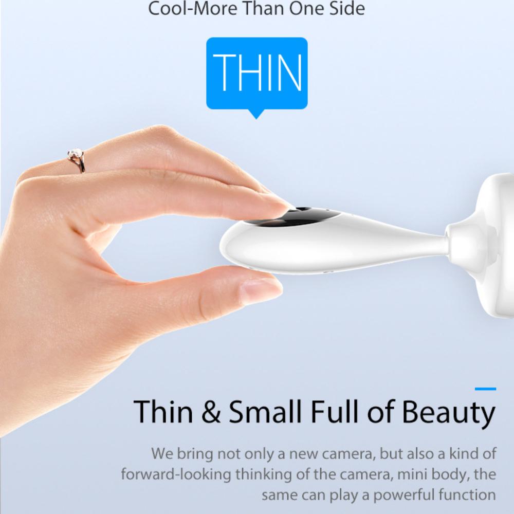 Tuya WiFi Innen-IP-Kamera Drahtlose Smarte Mini-Sicherheitskamera mit HD-Video, Bewegungserkennung & Fernanzeige