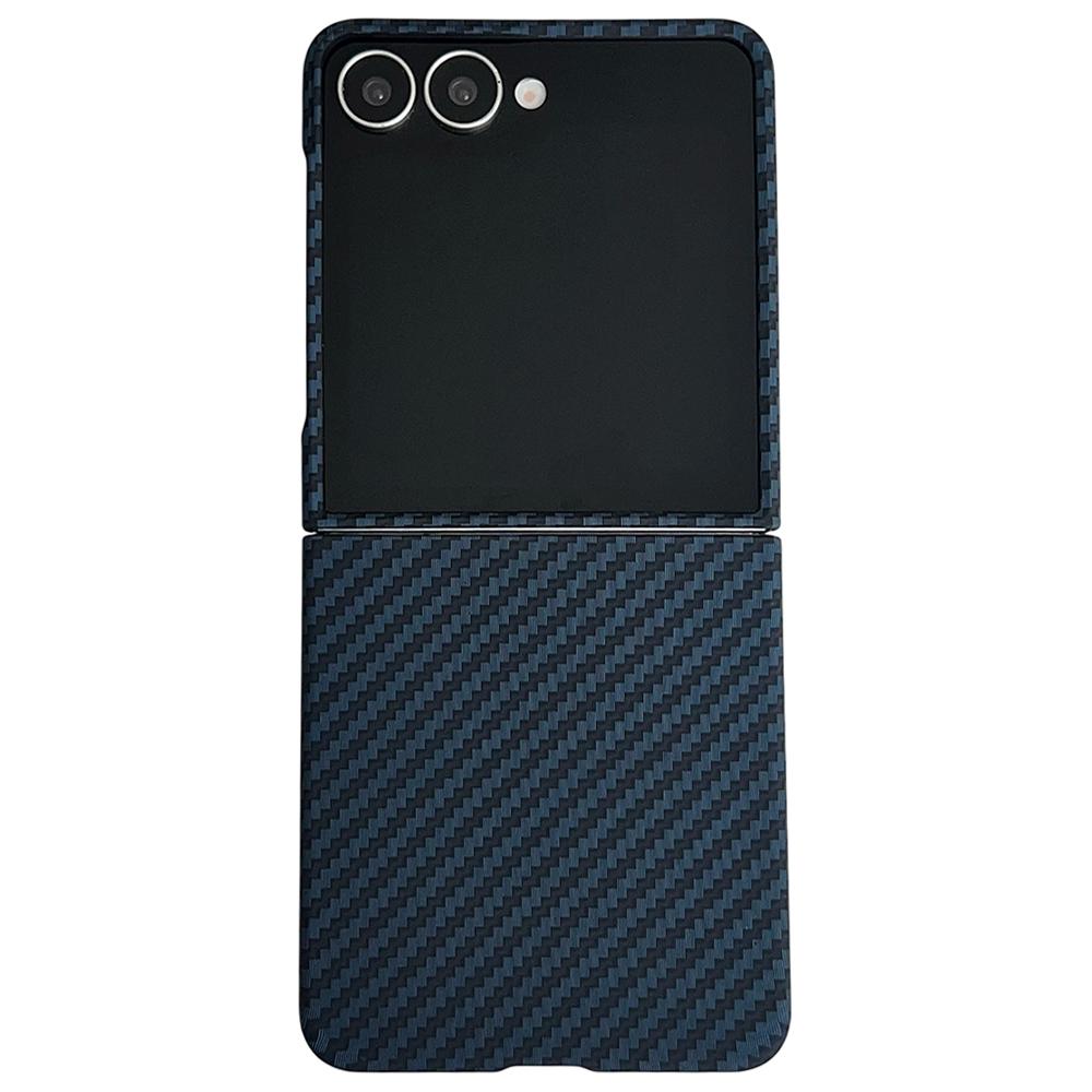 For Samsung Galaxy Z Flip7 5G Magnetic Case Carbon Fiber Texture Slim Shockproof PC Phone Cover