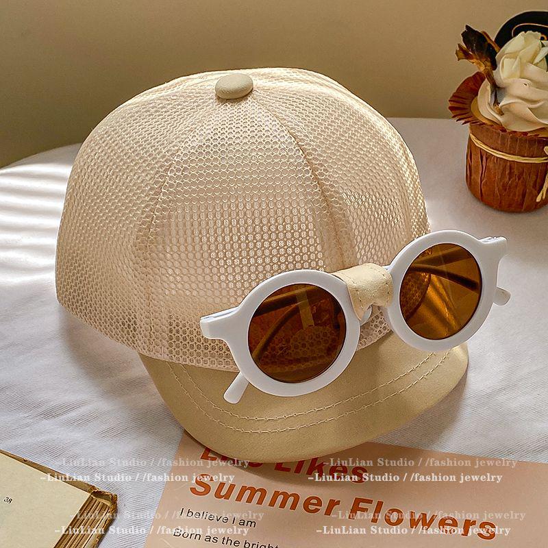 Kids' Cartoon Crane Baseball Cap - Cute Korean Style for Spring & Summer