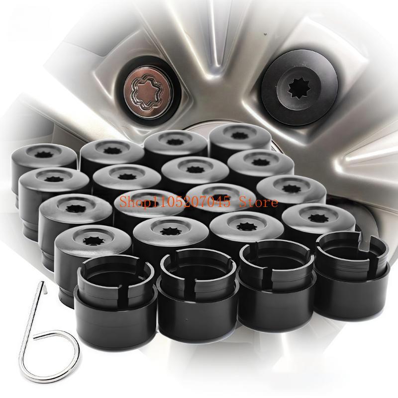 37cd Bolt Caps with Puller Tool Wheel Nut Caps Screw Cover Automotive Accessory for 2003-2020 Quick Install