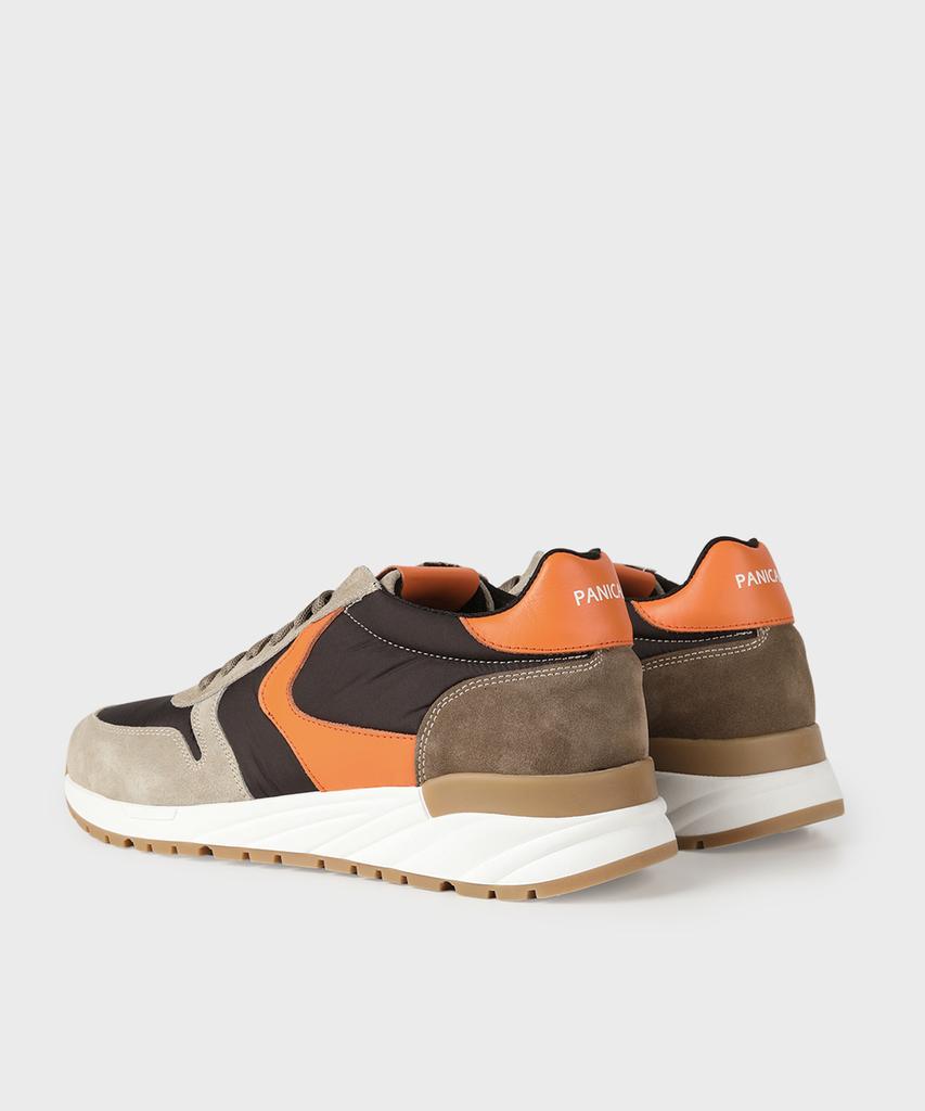 Panicale Brown Napa Leather Sneakers