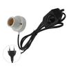 Reptile Ceramic Heat Lamp Holder Professional E27 Socket Reptile Heat Light Fixture Holder for Lizard Turtle Tortoise EU Plug 250V