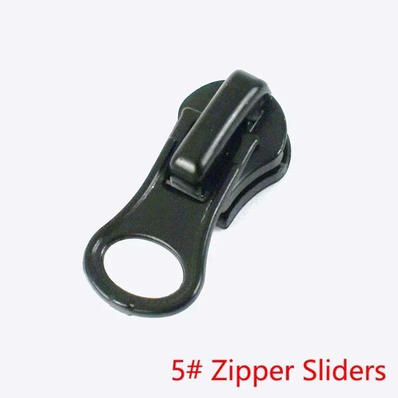 5/10/20Pcs 3# 5# 8# Zipper Slider for Metal Zippers Tapes Decorative Zips Head Pull Repair Kits DIY Garment Sewing Accessories