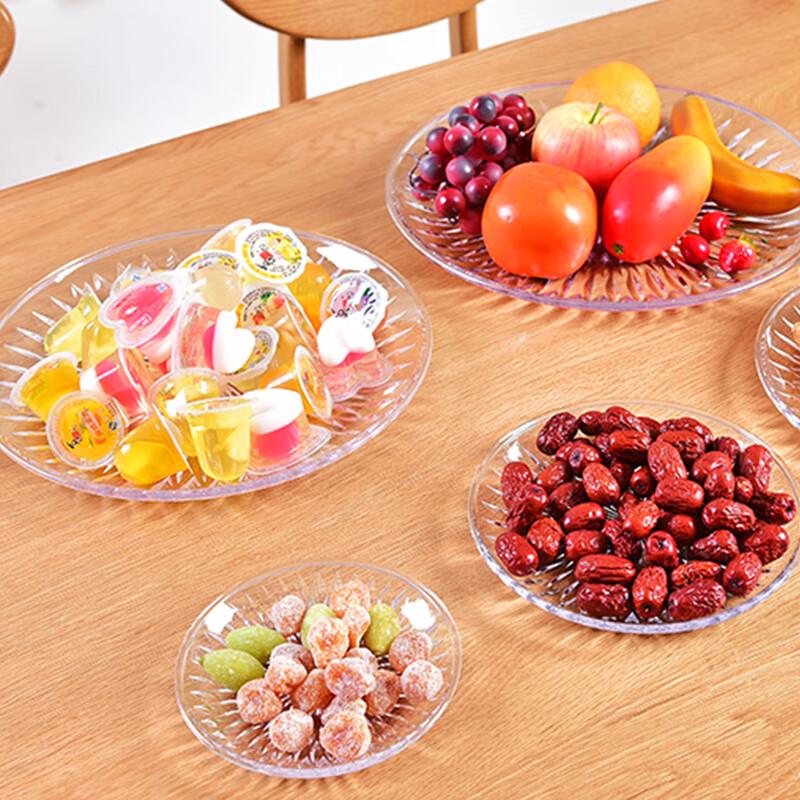 NHZHIW Acrylic Lotus Fruit Plate