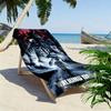 Walking Dead Print Beach Towel, Large Soft Quick Dry Towel for Beach Camping Swimming