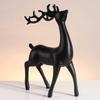 Golden Elk Set of Soft Decor Luxury Style Home Decoration Artwork TV Cabinet and Bookcase Elk Decorative Piece