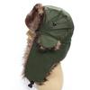 Trappermütze Unisex Verstellbar Kunstfell Winddicht Outdoor-Hut für Winter
