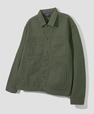 Agod Washed Twill Work Jacket [Khaki]