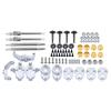 Aluminum Straight Axles Change To Portal Front Rear Axles For 1/18 RC Crawler TRX4M Ground Clearance+8.1MM DIY Kit