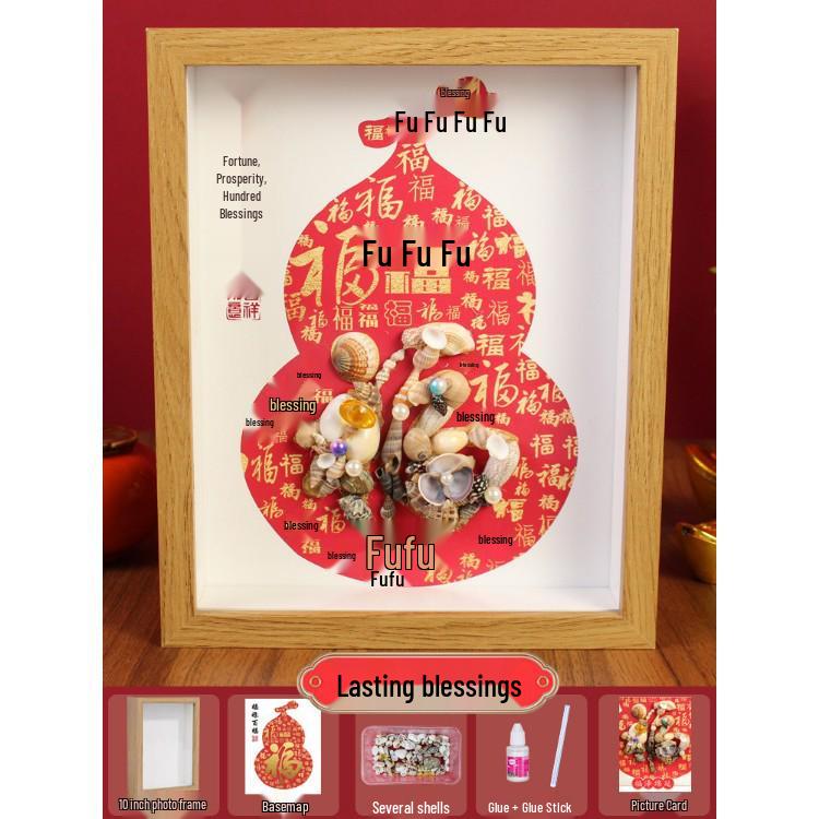 Year of the Horse Harvest Fu Character DIY Handmade New Year Door Hanging Ornament