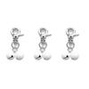 3pcs Dog Collar Bells Pet Outdoor Training Collar Pendant Dog Collar Accessories Puppy Bells Collar Pendant Clip Pet Supplies