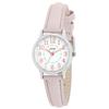 J-AXIS Small Slim Belt Watch 10 ATM Water Resistant Nickel-Free Plating Elegant Simple Easy-to-Read Business Student HL281-PU Ladies Purple
