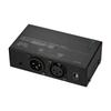 Microphone Phantom Power Supply 48V 12V Microphone Low Noise Sound Device Metal Shell Mic Power Phantom Box for