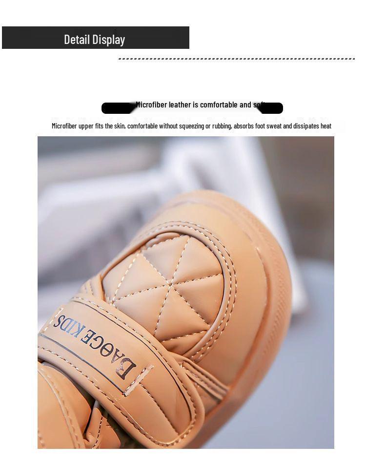 Jungen 2025 Winter Schneestiefel: Samtgefüttert, Verdicktes Lederfell, Baumwollschuhe für Mittel- bis Großkinder