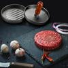 Round Hamburger Press Patty Maker Aluminum Alloy Smash Burger Press Non Stick Hamburger Smasher Tool for Kitchen Griddle BBQ