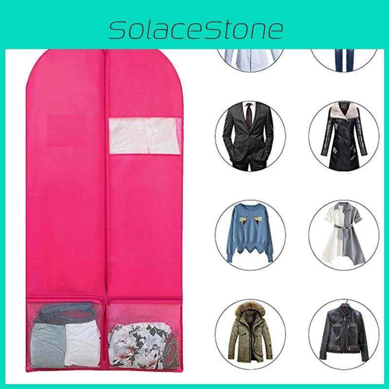 Modern Polyester Garment Bag With Dustproof And Moistureresistant Features For Wardrobe Organization
