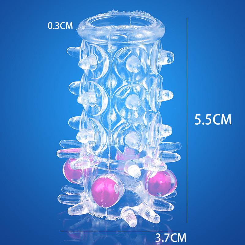 1PCS Penis Rings Cock Rings Reusable Penis Sleeve Penis Trainer Delay Ejaculation High Elasticity Time Lasting Sex Toys for Men Adult