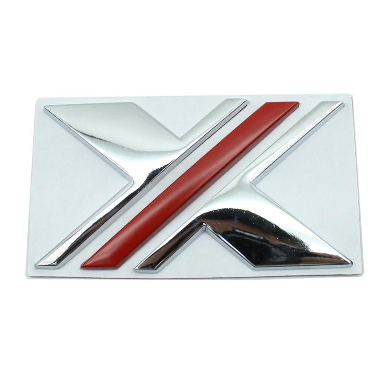 Mașină 3D Metal X XPOWER Logo Trunchi Body Badge Emblema Decalcomanii Autocolant pentru MG 3 7 5 6 EZS TF ZR ZS HS GS GT Hector RX5