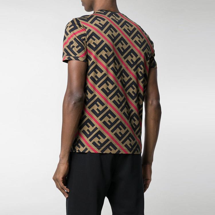 FENDI Ff Monogram Printed T shirt FY0894A7A8F13J8