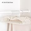 5pcs Short Neck Rubber Clothes Hangers Anti-slip Design Pet T-shirt Skirt Towel Drying Racks Space Saving Storage Clothes Hanger