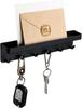 Wall-Mounted Mail Storage Rack, Modern Mail Key Hangers Hooks for Wall Decorative, Key Holder with 6 Hooks