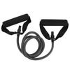 Resistance Stretch Rubber Band Training Rope Tube Workout Fitness Exercise for   Gym Black