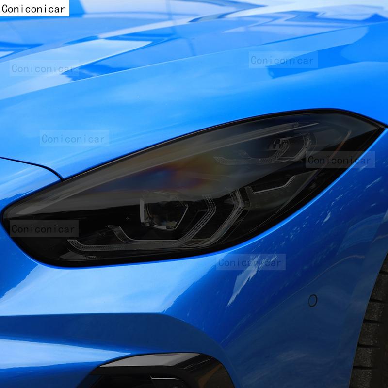 For BMW Z4 G29 2019-2023 2022 Car Headlight Smoked Black TPU Protective Film Front Light Tint Change Color Sticker Accessories
