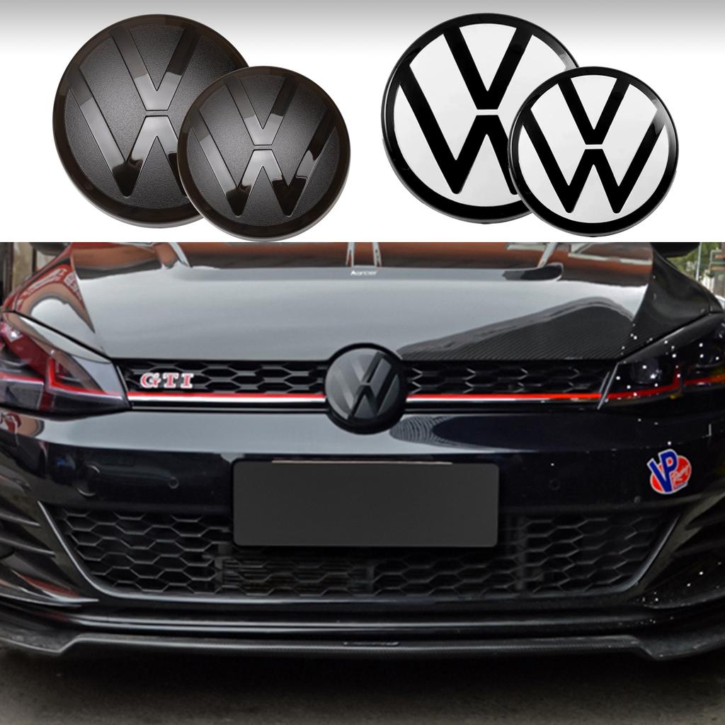 For VolkswagenMK6 Car Front Radiator Grille Logo Decoration Cover Rear Trunk Lid Sticker For Volkswagen VW PASSAT CC 2008-2012 2013-2018 2019-2023