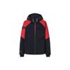 Outdoor Series Color Block Letter Zipper Hooded Woven Jacket Men Jackets Basic-Black Classic-Red 152340607-5