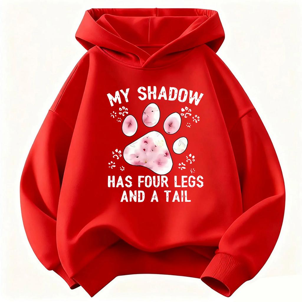 Cute Cat Claw Children's Hooded Sports Shirt Cute Harajuku Boys and Girls Autumn and Winter Casual Warm Top