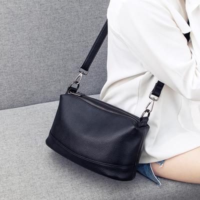 Top Layer Rindsledertasche Damentasche Muttertasche Mittleres Alter und ältere Menschen Lässige Vielseitige Umhängetasche Leichte Luxus-Nischen-Umhängetasche
