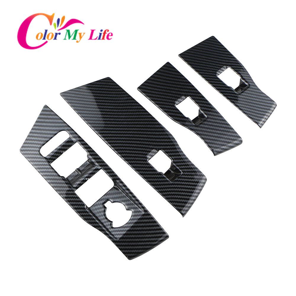 

4 шт./компл. для Volkswagen VW T-cross Tcross 2018-2023 ABS декоративная рамка управления стеклоподъемником S