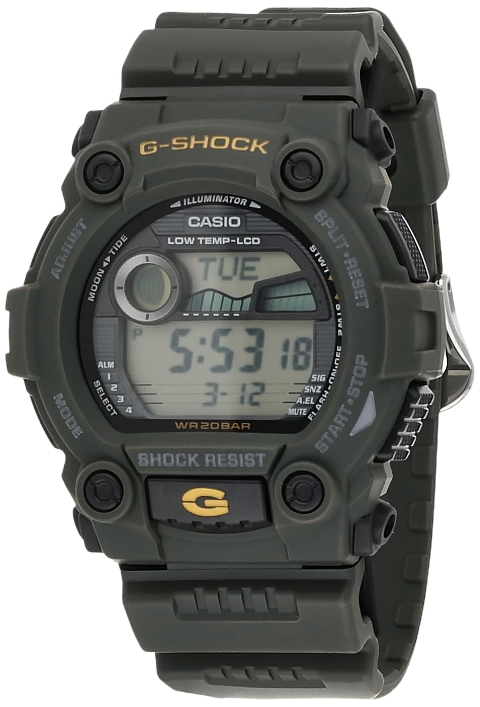 

Часы Casio Хаки G-Shock Мужские G-7900-3 [Импортные]