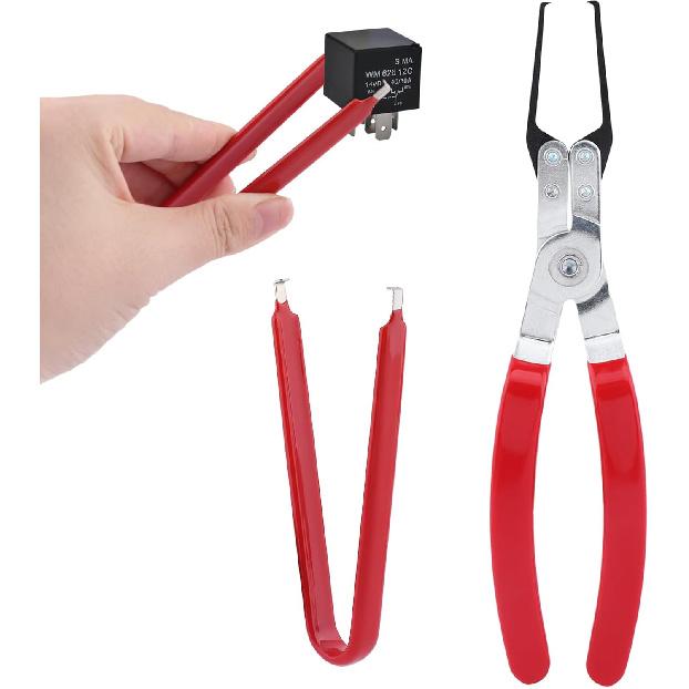 Relay Puller Pliers and Fuse Puller Pliers Set, Fuse Puller Tool for Car, Automotive Fuse Removal Tool, Car Electrical Disconnect Pliers, Car Vehicle