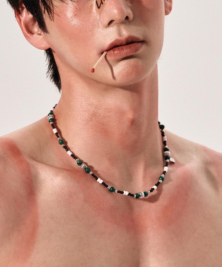 Lanarchive [1060] Ellie Stone Bead Necklace