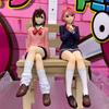 Anime Ayase Momo figure Shiratori Okarun Action Figure Shiratori figurine sitting pose statue Car decoration doll toys Fans Gift