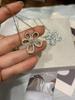 Korean Five-Petal Flower Titanium Necklace for Women - Luxury, Versatile Clavicle Chain Jewelry
