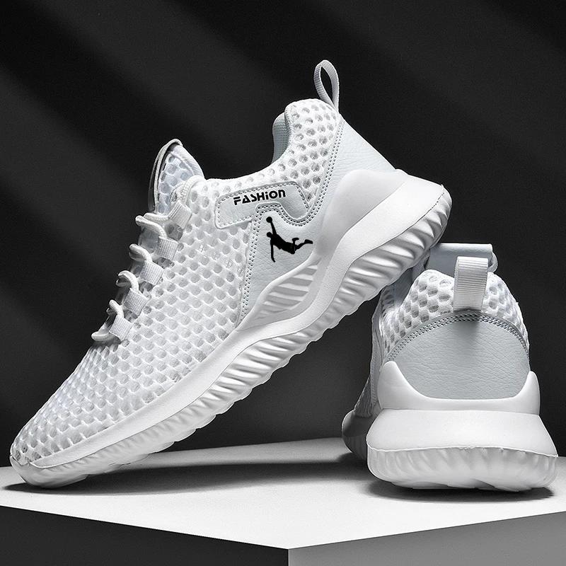 White Man Cheap Shoes Big Size 47 Running Sneakers Unisex Breathable Mesh Sports Shoes Mens Trianers Zapatillas Running Hombre