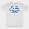 Men Black Print T-shirt Lumon From Severance V2 No-Cut Transfer Paper Print Cotton Tshirt