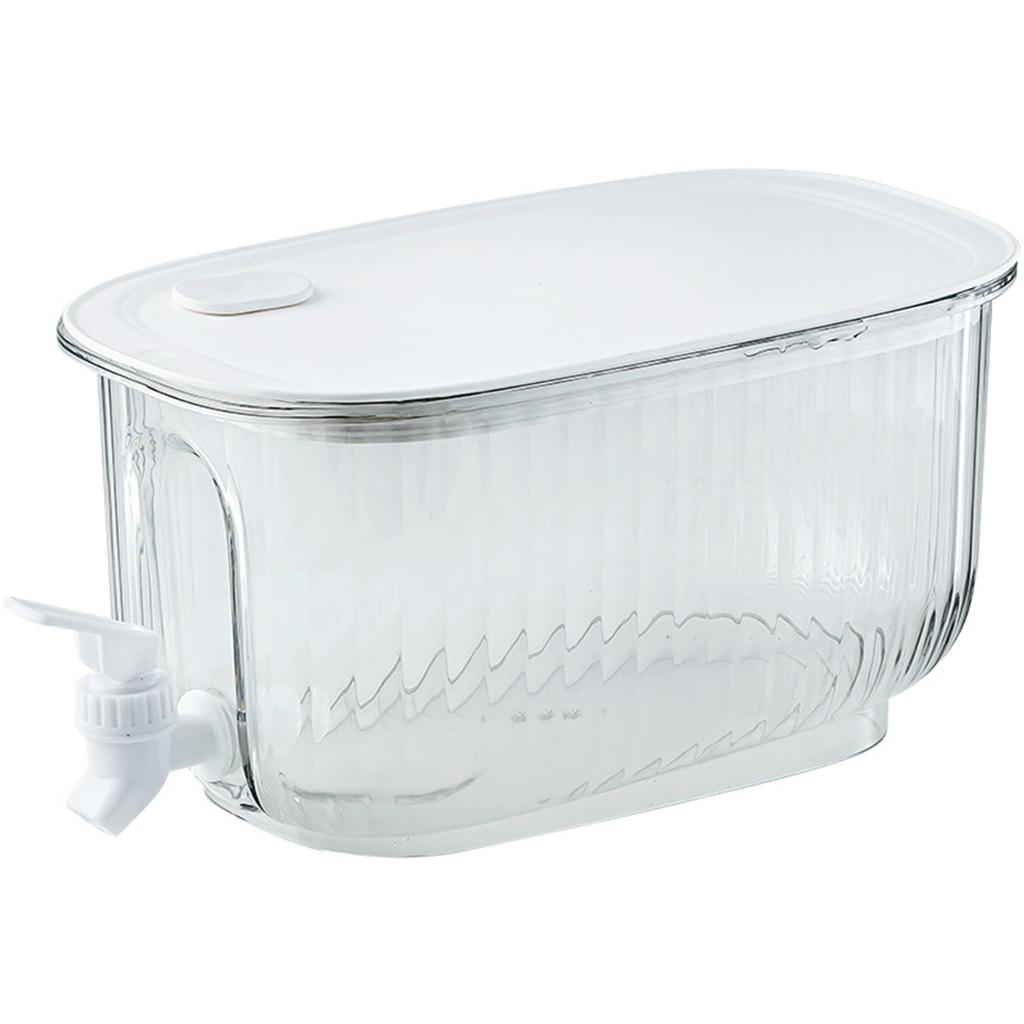 Dispenser Bevande Drink Grande Capacità Spesso Grado Alimentare A Prova di Perdite Bollitore Freddo con Rubinetto per Casa Trasparente
