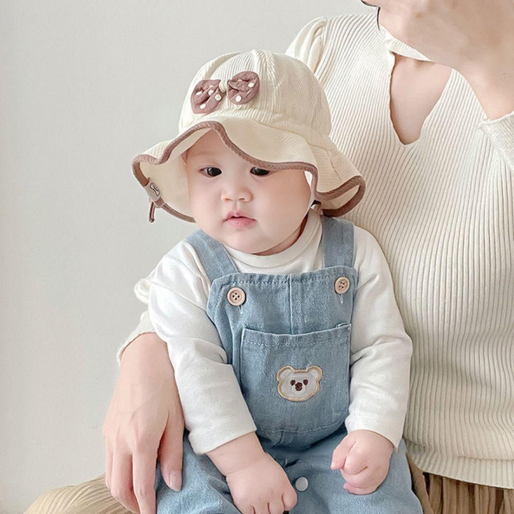 Breathable Fisherman Hat Cute Toddler Basin Cap Fashion Baby Bucket Hat Outdoor