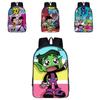 Teen Titans Go Kids Cartoon Backpack With Large Capacity And Smooth Zipper