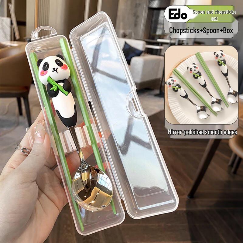 Edo Portable Spoon & Chopsticks Set
