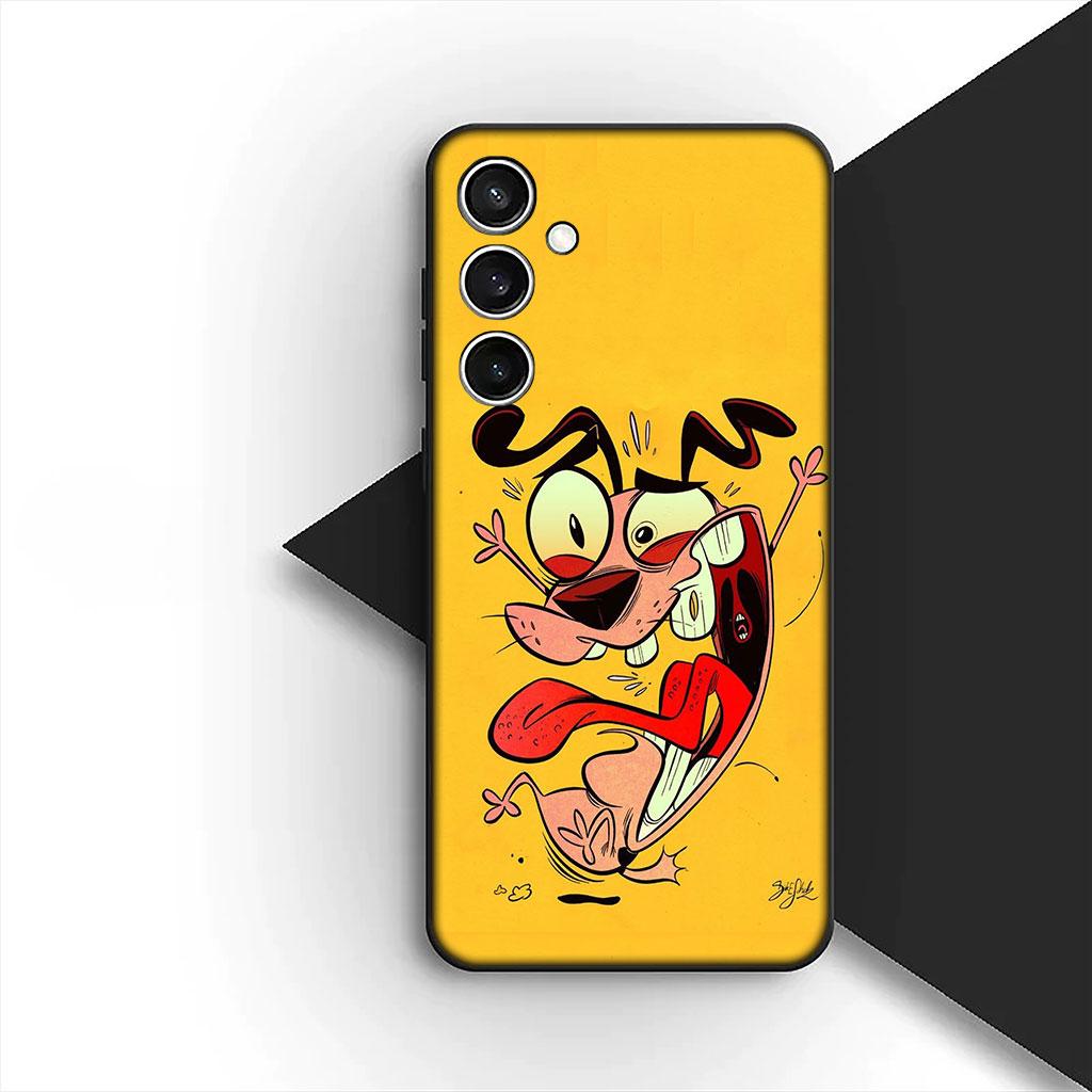 Phone Cover for Apple iPhone 17 Air 12 13 Pro Max Mini ProMax 7 + 8 Plus 7+ 8+ Soft Case Anime C-Courages C-Cowardlys Dog