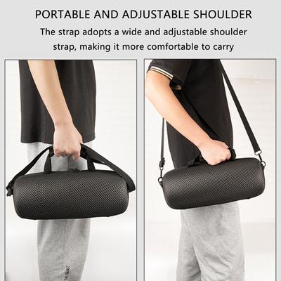 Portable Speaker Case for JBL Xtreme 4/3, Waterproof Storage Bag with Shoulder Strap and Accessory Pouch