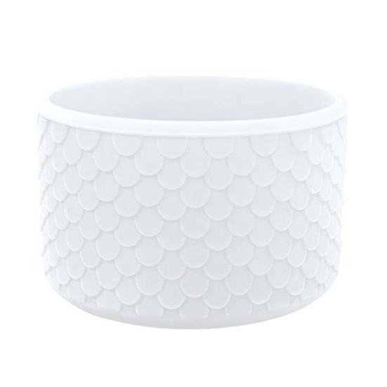 Ice Cup Base Protector Silicone Boot, Fish Scale Pattern Decor, Soft Elastic Water Bottle Tumbler Accessories for Travel Protective Sleeve, Anti-Slip