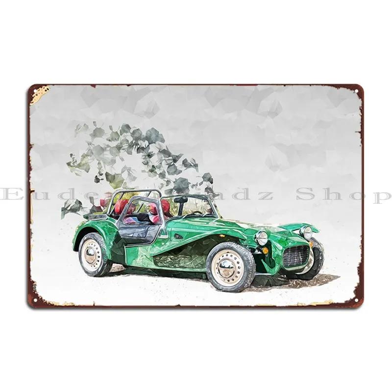 Caterham Seven Sprint Metal Sign Personalized Print Garage Party Home Tin Sign Poster 20x30cm(7.8x11.8inch)